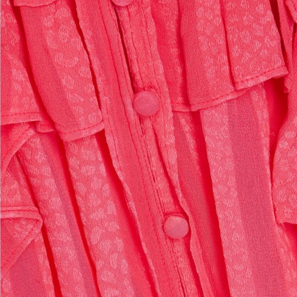 Loveshackfancy Pink Jacquard set, Size Small - Picture 4 of 6